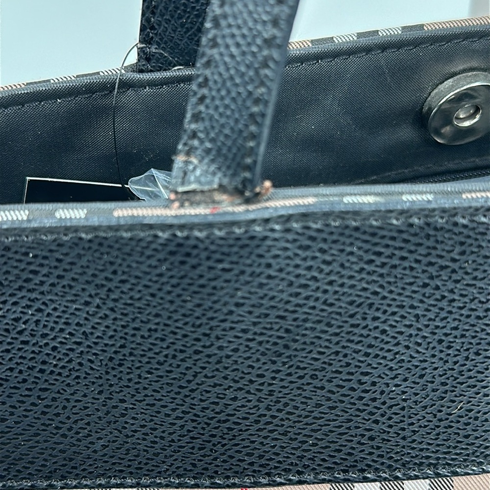 Authenticated Burberry Nova Check Tote Mini Handbag - Picture 8 of 17